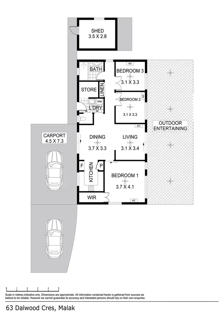 Floorplan of Homely house listing, 63 Dalwood Crescent, Malak NT 812