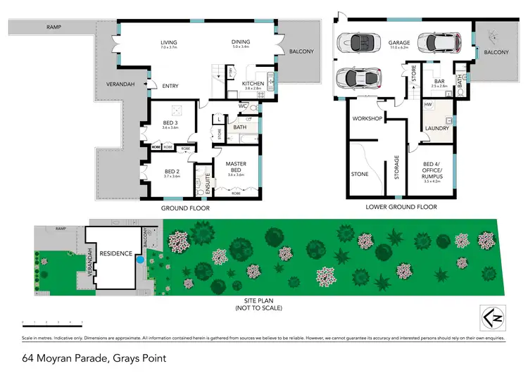 Floorplan of Homely house listing, 64 Moyran Parade, Grays Point NSW 2232
