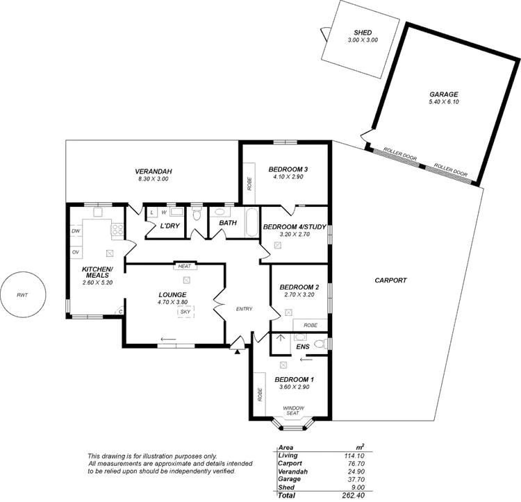 Floorplan of Homely house listing, 5 Pembry Crescent, Morphett Vale SA 5162