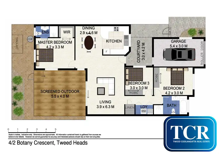 Floorplan of Homely villa listing, 4/2 Botany Crescent, Tweed Heads NSW 2485
