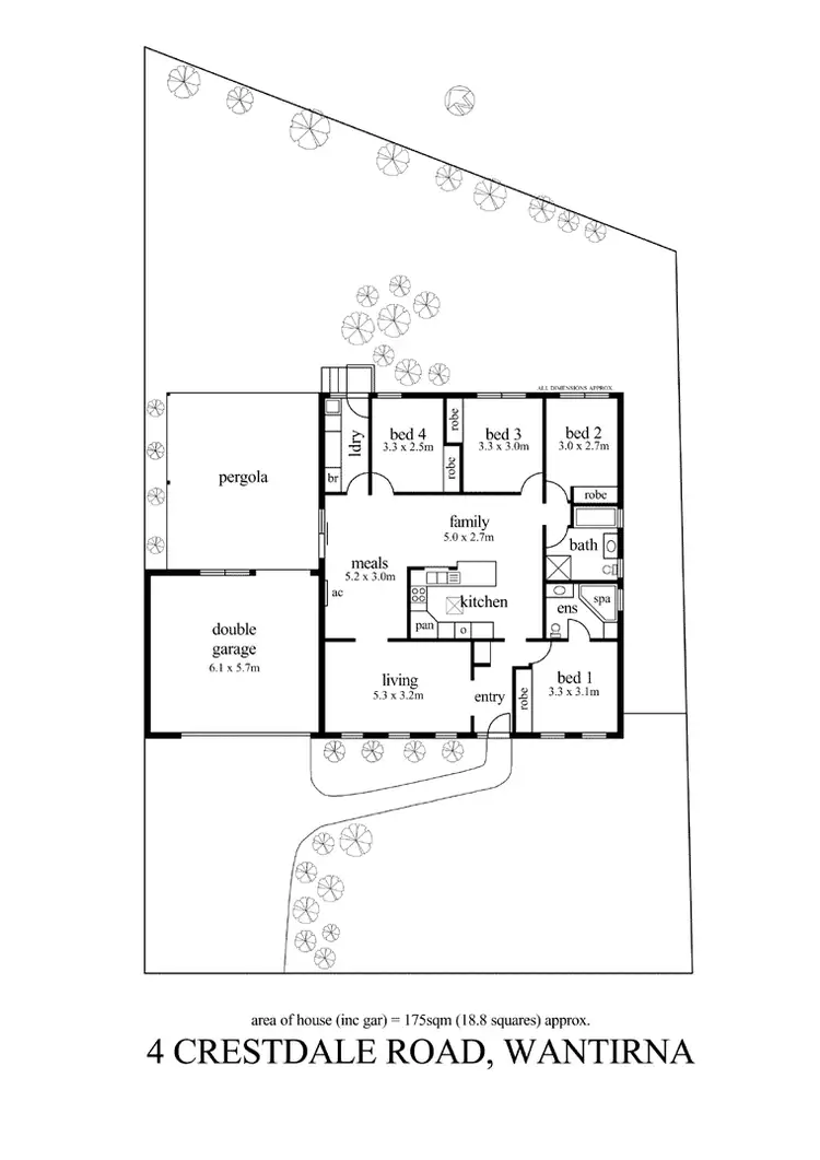 Floorplan of Homely house listing, 4 Crestdale Road, Wantirna VIC 3152