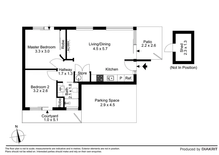 Floorplan of Homely unit listing, 4/4 Newton Street, Thomastown VIC 3074