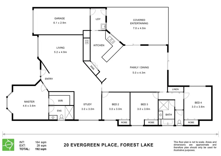 Floorplan of Homely house listing, 20 Evergreen Place, Forest Lake QLD 4078