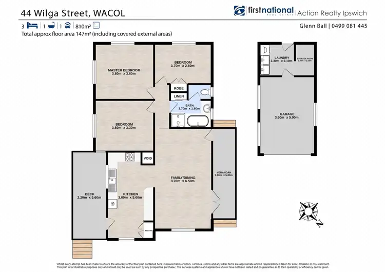 Floorplan of Homely house listing, 44 Wilga Street, Wacol QLD 4076