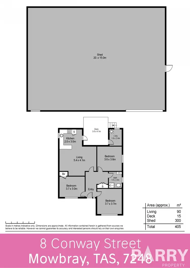 Floorplan of Homely house listing, 8 Conway Street, Mowbray TAS 7248