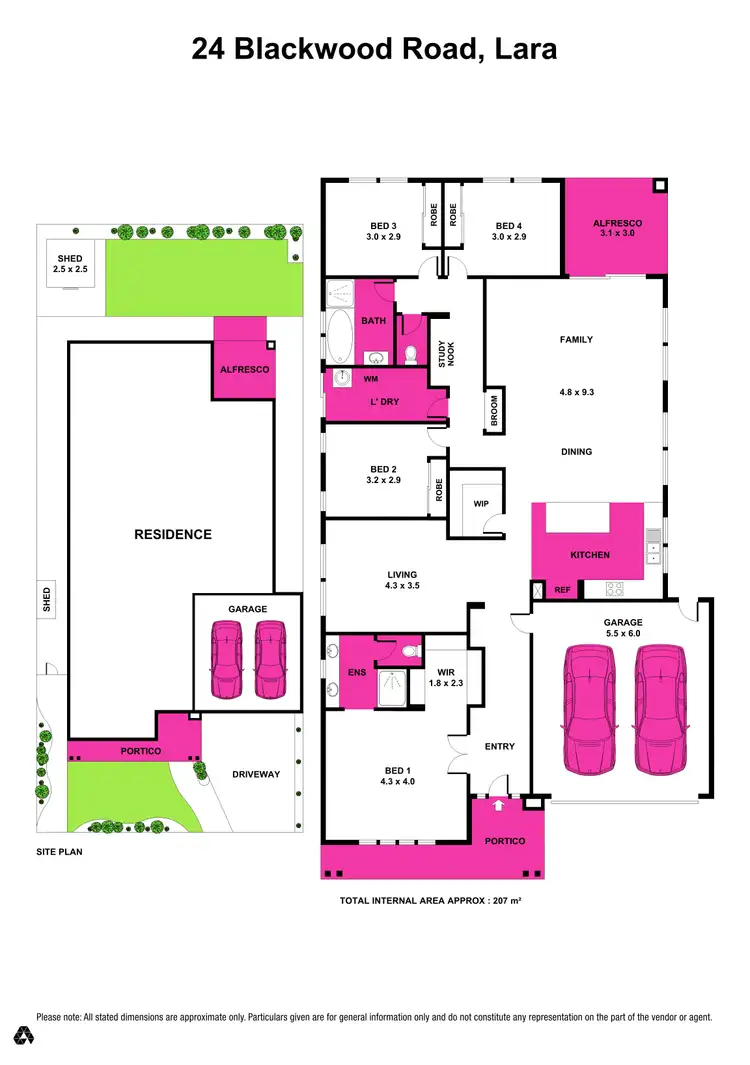 Floorplan of Homely house listing, 24 Blackwood Road, Lara VIC 3212