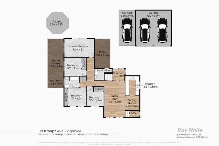 Floorplan of Homely house listing, 18 Kraatz Avenue, Loganlea QLD 4131