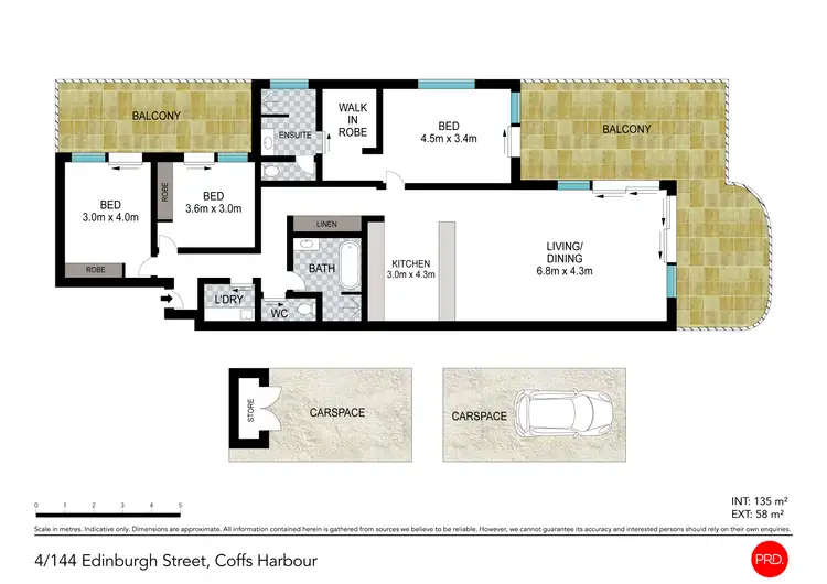 Floorplan of Homely apartment listing, 4/144 Edinburgh Street, Coffs Harbour NSW 2450