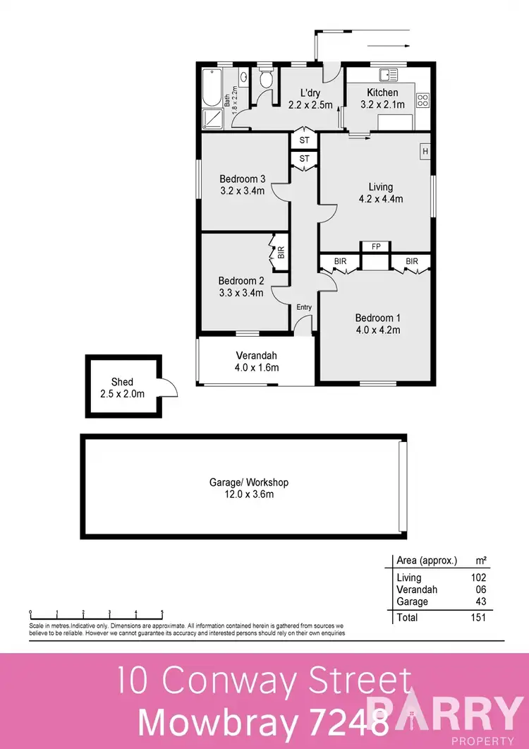 Floorplan of Homely house listing, 10 Conway Street, Mowbray TAS 7248