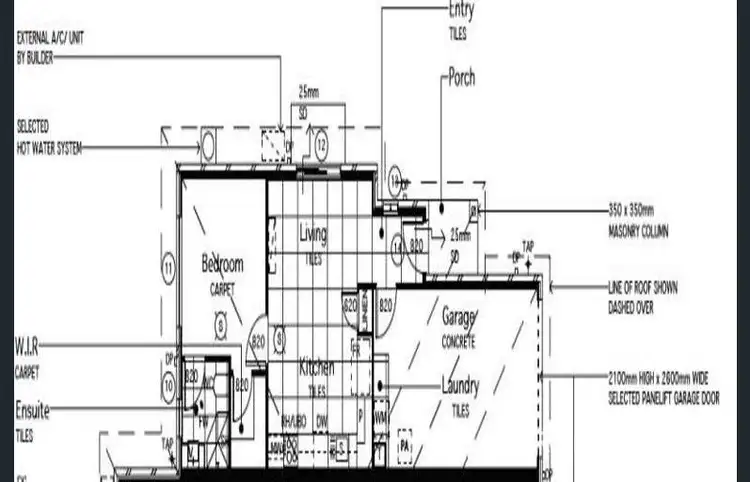 Floorplan of Homely semi-detached listing, 28 Lacewing Street, Rosewood QLD 4340