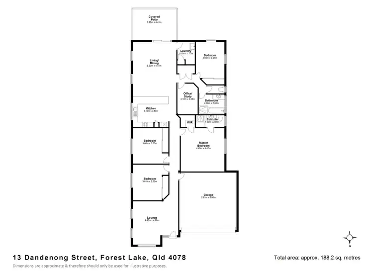 Floorplan of Homely house listing, 13 Dandenong Street, Forest Lake QLD 4078