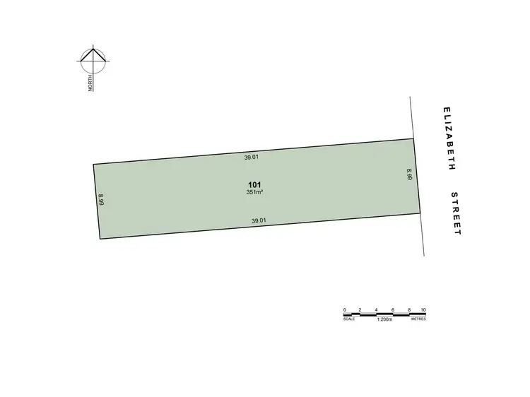 Floorplan of Homely land listing, LOT 101, 77 Elizabeth Street, Banksia Park SA 5091
