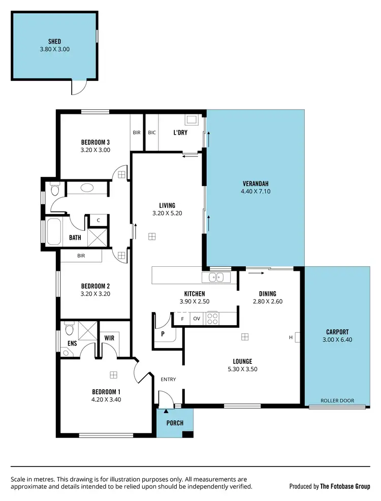 Floorplan of Homely house listing, 20 Sir James Hardy Way, Woodcroft SA 5162