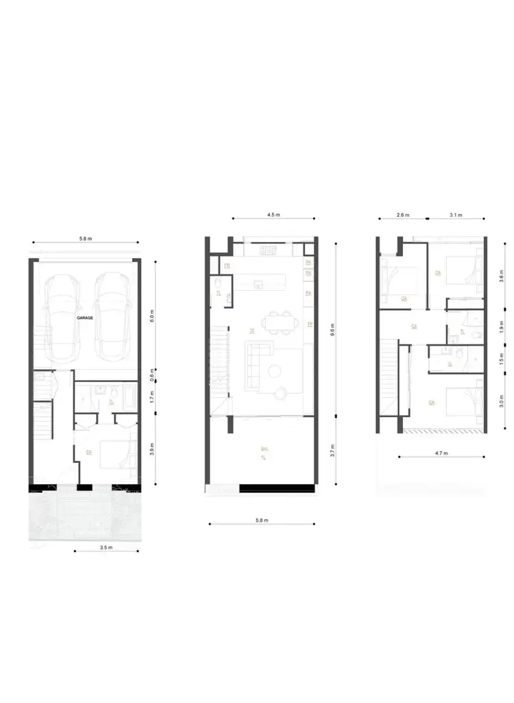 Floorplan of Homely townhouse listing, 15/441 Gordon Street, Maribyrnong VIC 3032