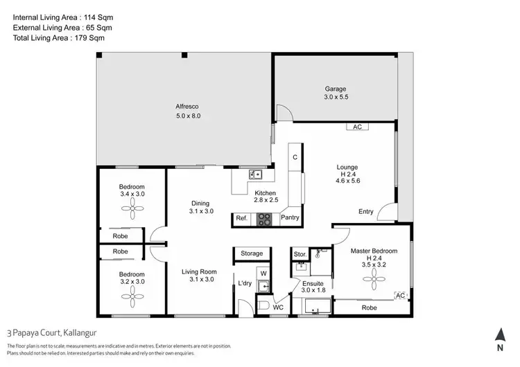 Floorplan of Homely house listing, 3 Papaya Court, Kallangur QLD 4503
