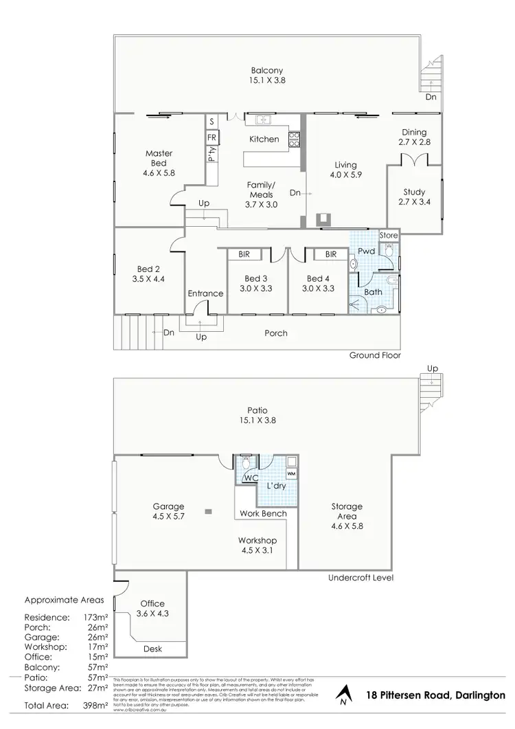 Floorplan of Homely house listing, 18 Pittersen Road, Darlington WA 6070