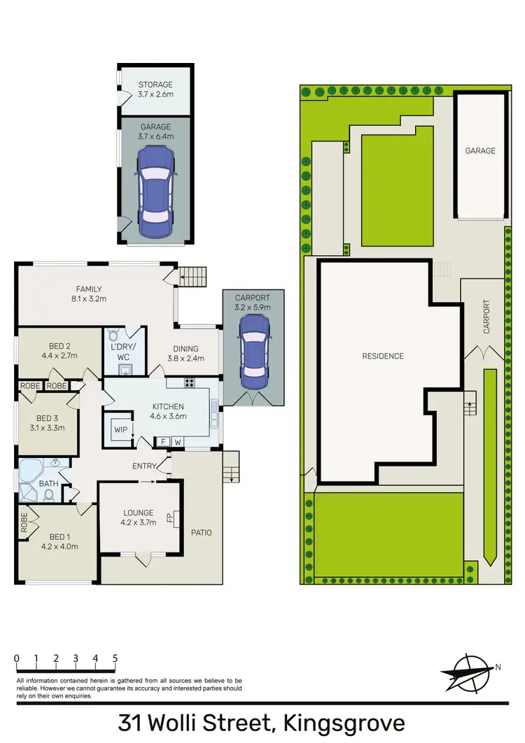 Floorplan of Homely house listing, 31 Wolli Street, Kingsgrove NSW 2208