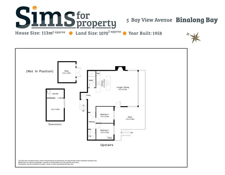 Floorplan of Homely house listing, 5 Bay View Avenue, Binalong Bay TAS 7216