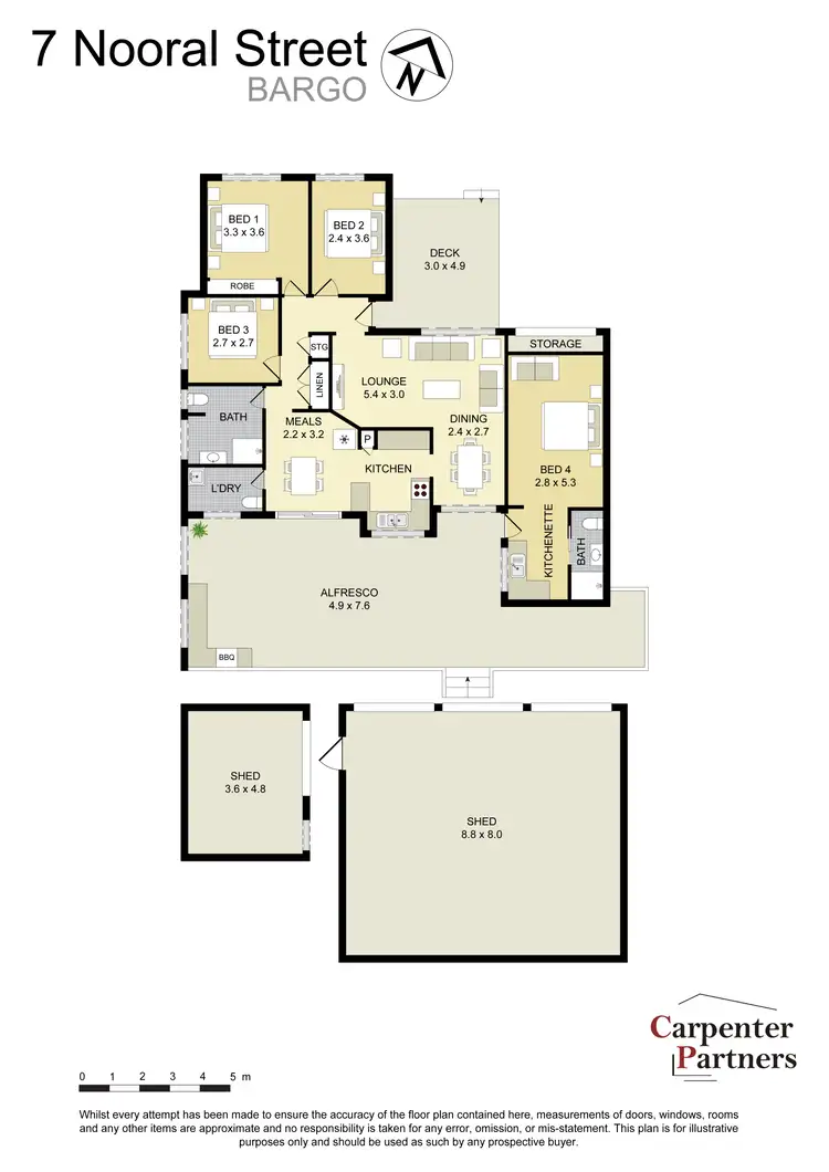 Floorplan of Homely house listing, 7 Nooral Street, Bargo NSW 2574