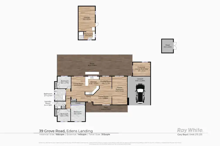Floorplan of Homely house listing, 39 Grove Road, Edens Landing QLD 4207