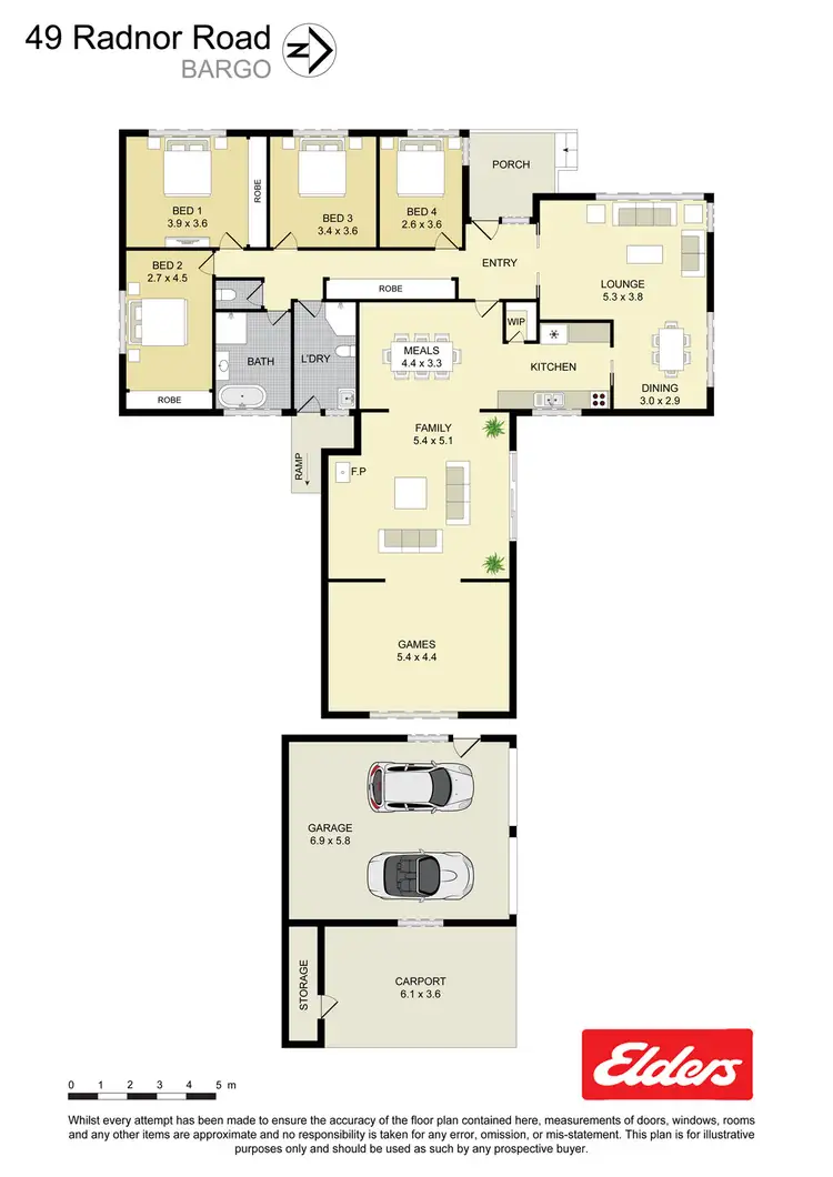 Floorplan of Homely house listing, 49 RADNOR ROAD, Bargo NSW 2574