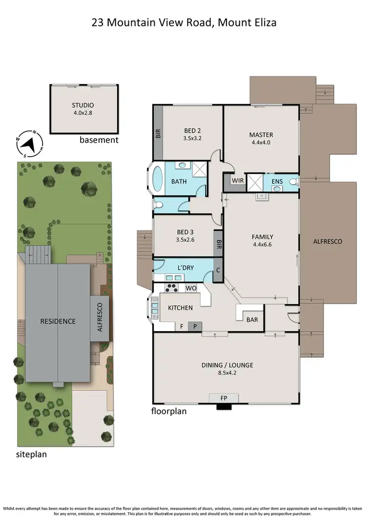Floorplan of Homely house listing, 23 Mountain View Road, Mount Eliza VIC 3930