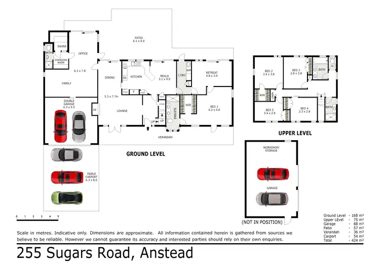 Floorplan of Homely house listing, 255 Sugars Road, Anstead QLD 4070