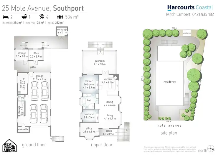 Floorplan of Homely house listing, 25 Mole Avenue, Southport QLD 4215