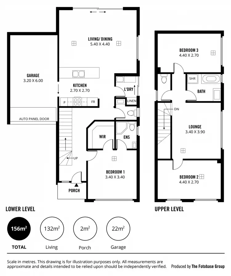 Floorplan of Homely townhouse listing, 3B Manfred Street, Plympton SA 5038