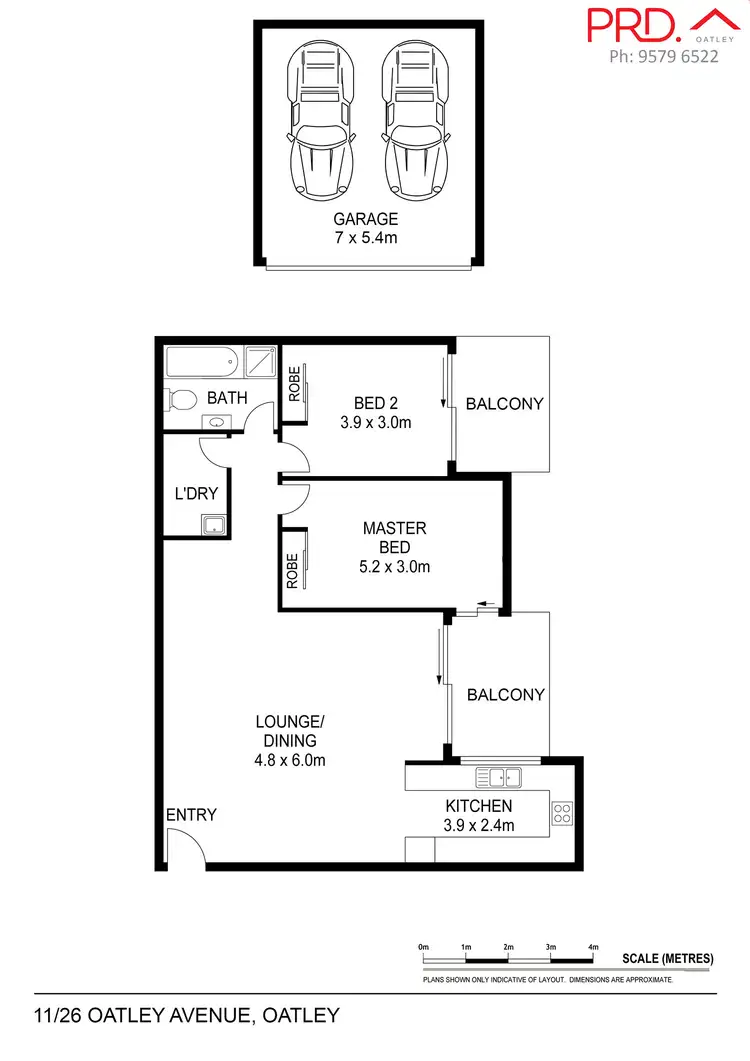 Floorplan of Homely unit listing, 11/26 Oatley Avenue, Oatley NSW 2223