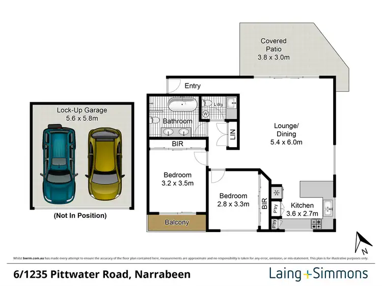 Floorplan of Homely apartment listing, 6/1235 Pittwater Road, Narrabeen NSW 2101