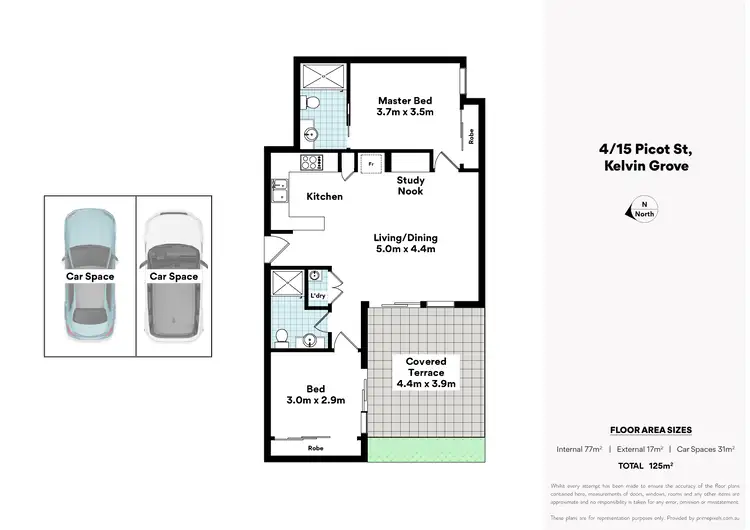 Floorplan of Homely apartment listing, 4/15 Picot Street, Kelvin Grove QLD 4059