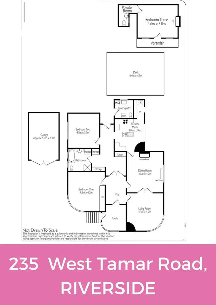 Floorplan of Homely house listing, 235 West Tamar Road, Riverside TAS 7250