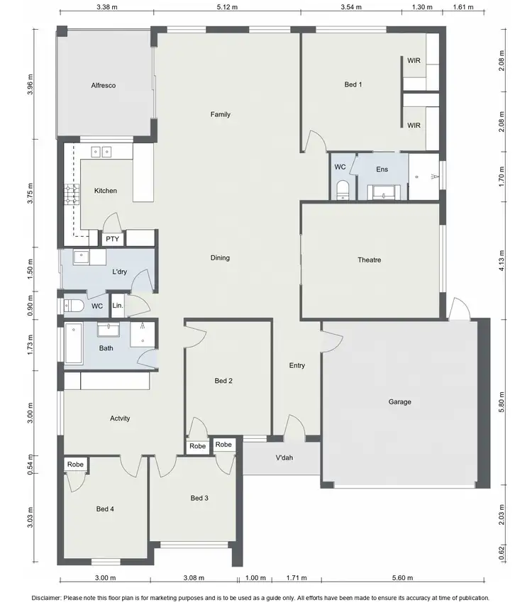 Floorplan of Homely house listing, 27 MONASH BOULEVARD, Eaton WA 6232
