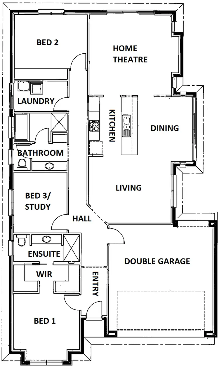 Floorplan of Homely house listing, 48 Biturro Street, Largs North SA 5016