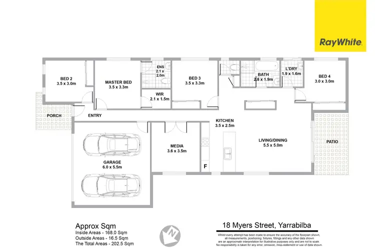 Floorplan of Homely house listing, 18 Myers Street, Yarrabilba QLD 4207