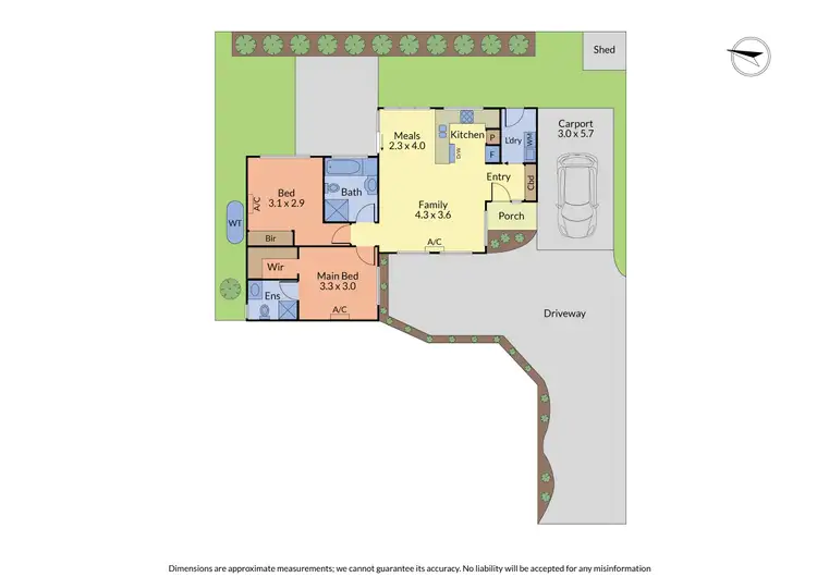 Floorplan of Homely unit listing, 80A Sheoak Street, Doveton VIC 3177