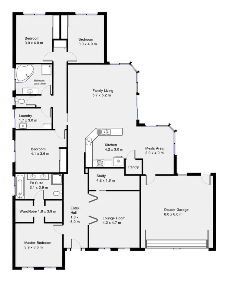 Floorplan of Homely house listing, 19 Claretown Avenue, Caroline Springs VIC 3023