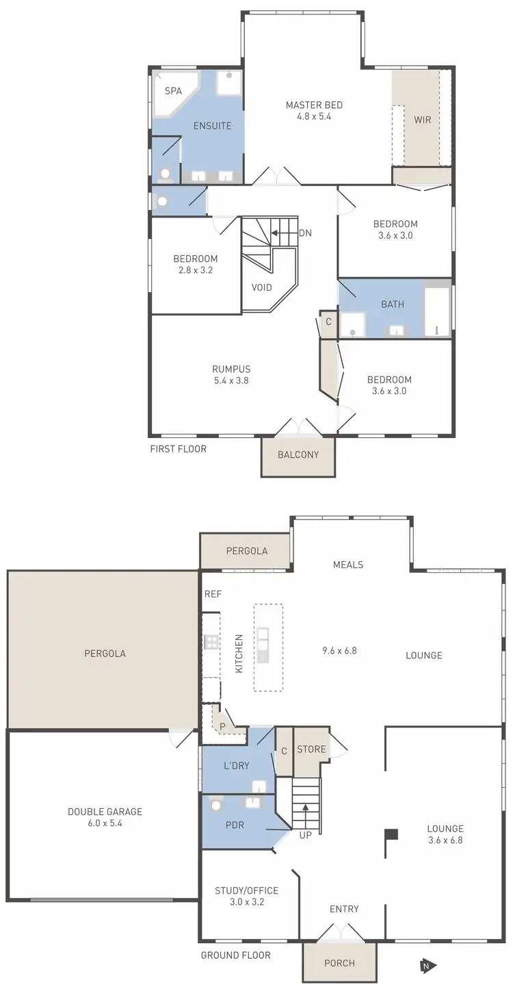 Floorplan of Homely house listing, 4 Swanhurst Green, Caroline Springs VIC 3023