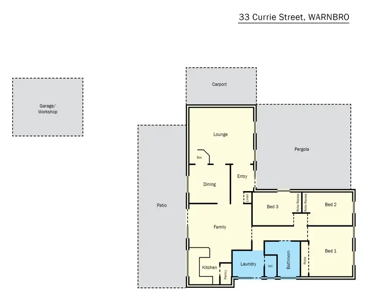 Floorplan of Homely house listing, 33 Currie Street, Warnbro WA 6169