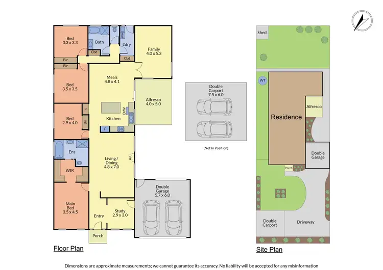 Floorplan of Homely house listing, 14 Rose Bush Court, Lyndhurst VIC 3975