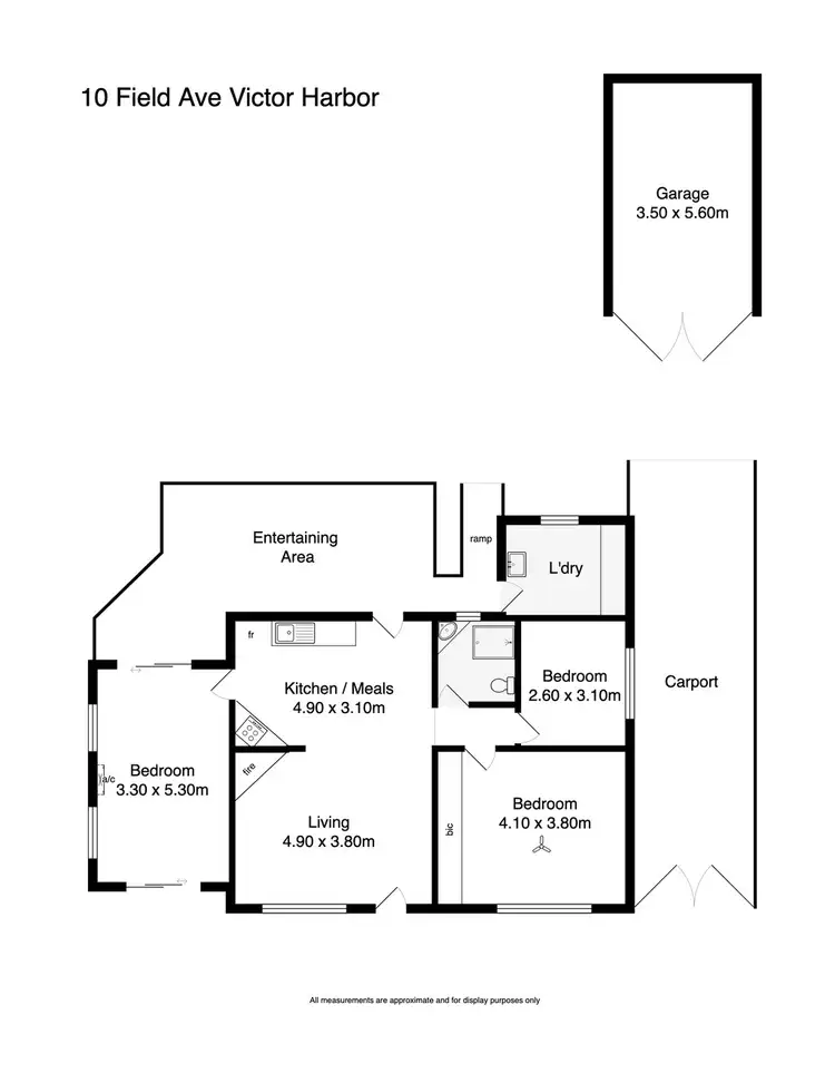Floorplan of Homely house listing, 10 Field Avenue, Victor Harbor SA 5211
