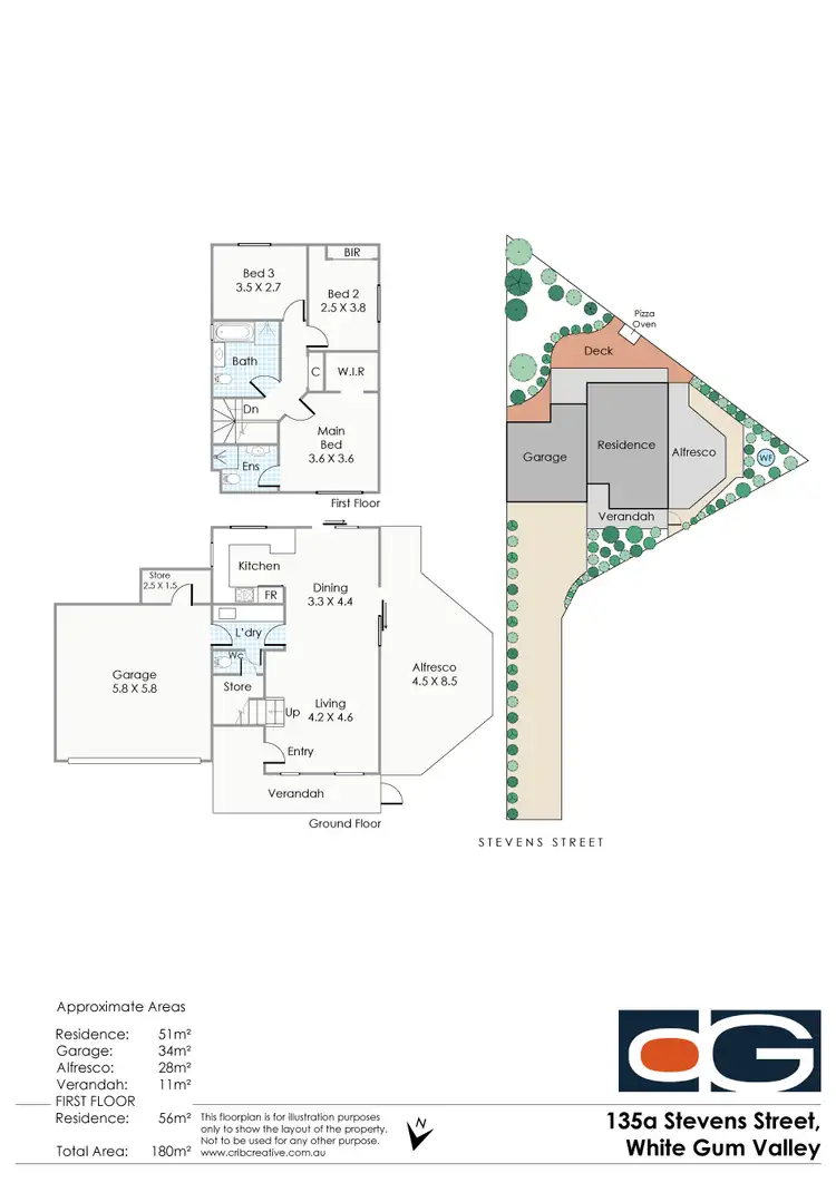 Floorplan of Homely house listing, 135A Stevens Street, White Gum Valley WA 6162