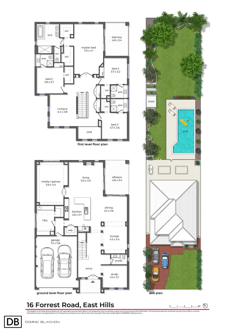 Floorplan of Homely house listing, 16 Forrest Road, East Hills NSW 2213