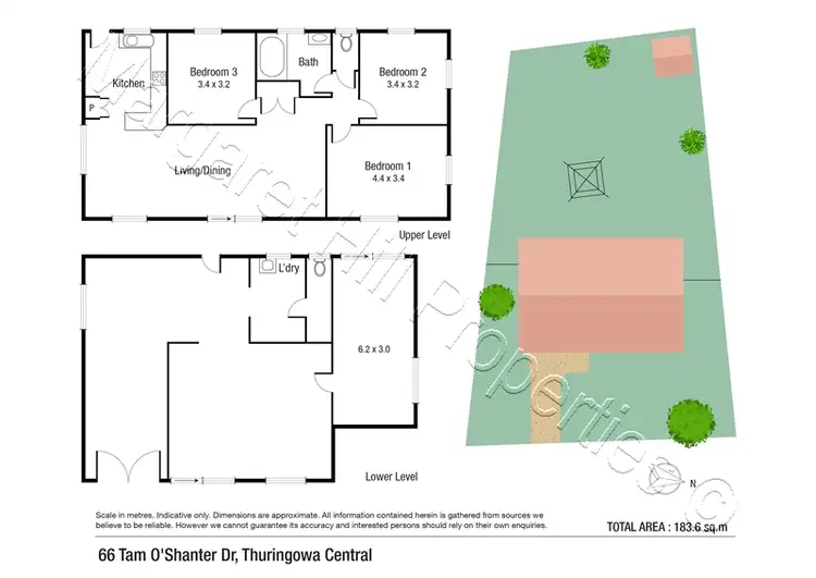 Floorplan of Homely house listing, 66 Tam O'Shanter Drive, Thuringowa Central QLD 4817