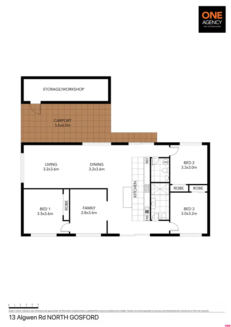 Floorplan of Homely house listing, 13 Algwen Road, North Gosford NSW 2250