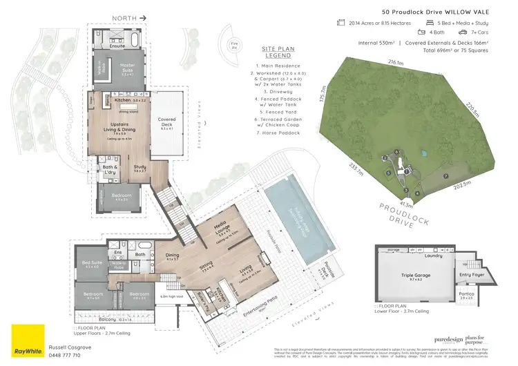 Floorplan of Homely house listing, 50 Proudlock Drive, Willow Vale QLD 4209