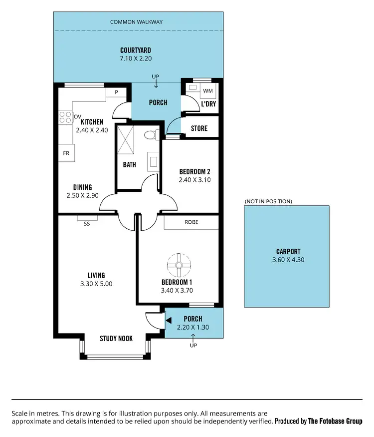 Floorplan of Homely unit listing, 4/57 Augusta Street, Glenelg East SA 5045