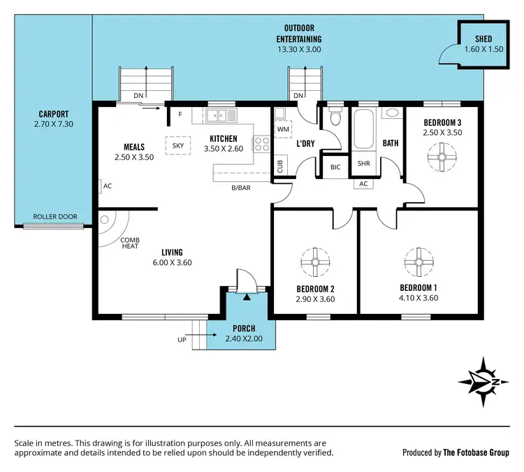 Floorplan of Homely house listing, 11 Burns Court, Morphett Vale SA 5162