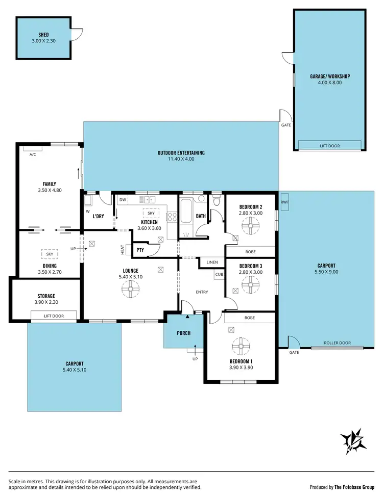 Floorplan of Homely house listing, 121 Adams Road, Trott Park SA 5158